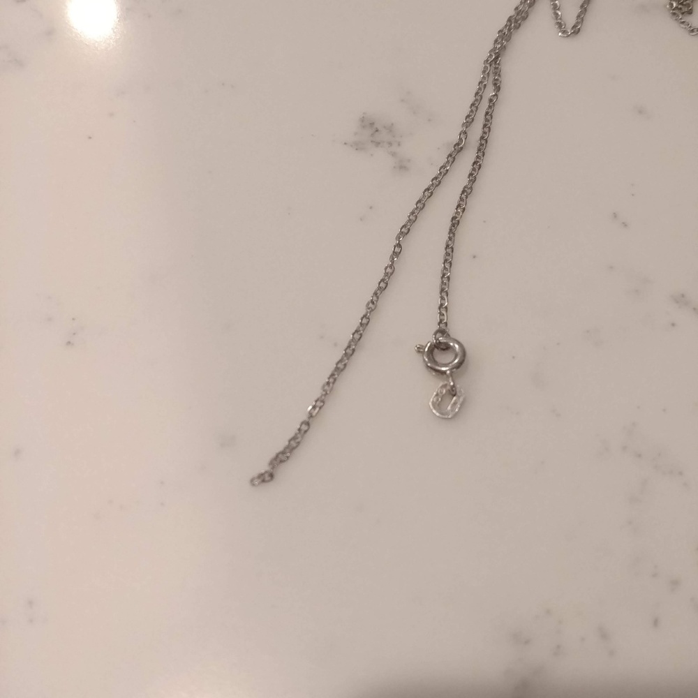 1 CTTW Diamond Cross Pendant, Silver - Picture 8 of 8